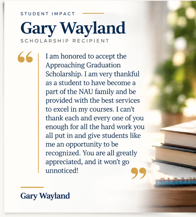 Gary Wayland scholarship testimonial