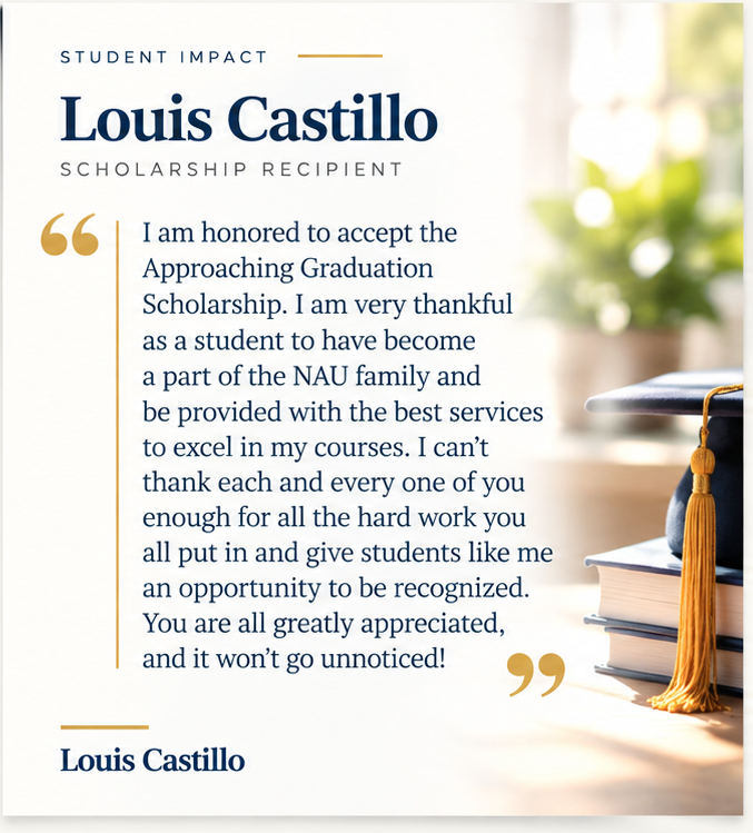 Louis Castillo scholarship testimonial